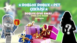 ROBLOX ÇEKİLİŞ ROBLOX GİVE AWAY Video sonu önemli açıklama  Nusu world