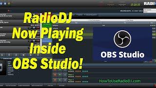 Display RadioDJ Now Playing in OBS