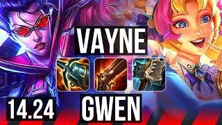 VAYNE vs GWEN (TOP) | KR Grandmaster | 14.24