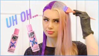 Trying Crazy Color Hair Color (It did not go as planned & im a mess)