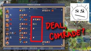 Civ IV BTS Elizabeth Earth Deity Part 12: Tech Trading Like a Communist