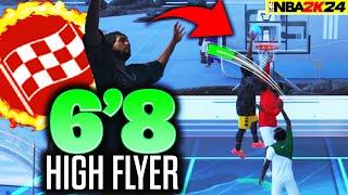 This High Flyer Build Is DOMINATING PARK! Contact Dunks on NBA 2K24!