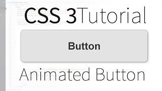 Pure CSS Animated Button Tutorial