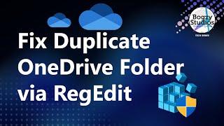 Fixing Duplicate OneDrive Folder Issue by Editing Registry Easy Tutorial