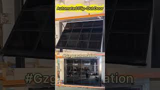 Automated Flip-Out Door or Window#hydraulic window and door#smarthomedesign #garagedoor #shorts#fyp