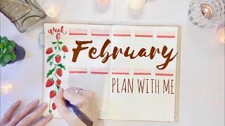 PLAN WITH ME  |  February 2019 Bullet Journal