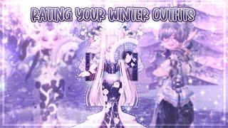  Rating your winter/Christmas outfits || Royale High || Part 1 || FaeryStellar