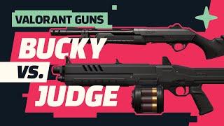 Valorant BUCKY vs. JUDGE Gun Spotlight I Valorant Guide and Weapon Tips