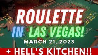 EPIC REPEATER!!  ROULETTE & Hell's Kitchen IN LAS VEGAS  Tried DIFFERENT bets!  → March 21, 2023