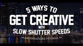 5 ways to get creative with slow shutter speeds