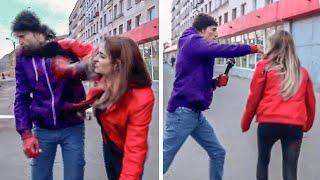 Karen SLAPS TV Reporter Then Gets KNOCKED OUT LIVE!