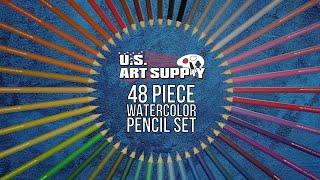 U.S. Art Supply | 48 Piece Artist Grade Watercolor Pencil Set