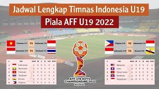 Jadwal Timnas Indonesia Di Piala AFF U19 2022 | AFF U19 Championship 2022