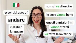How to use Italian verb "Andare" in daily conversation (Sub)