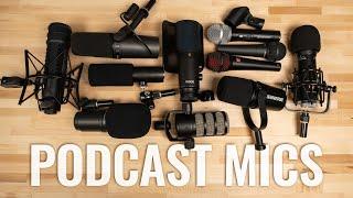 Best Podcast Microphone in 2024? SM7B, RE20, MV7, Podmic, XM8500