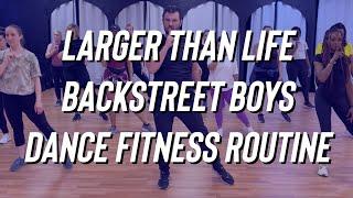 Larger Than Life - Backstreet Boys - Dance Fitness Routine - Turn Up - Zumba  FitDance - Easy TikTok