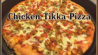 chicken tikka pizza | chicken tikka masala pizza | chicken tikka pizza recipe