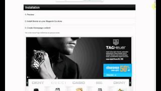 Install Magento Go Theme - EM Go Watch by EMThemes