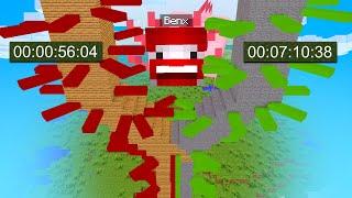 Benx Sprung Turm VS. Elina Sprung Turm! Minecraft