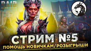 Стрим Raid №5. Помощь по игре, розыгрыши РУБИНОВ и Акков