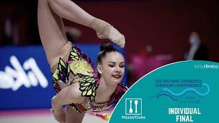 Mazas/Clubs Final Individual - European Championship Varna 2021