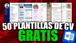 Descargar plantillas de curriculum vitae gratis | 50 Plantillas! 