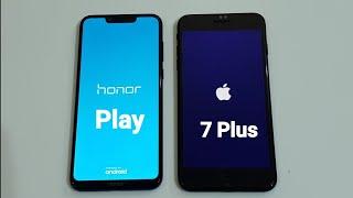 Honor Play vs Iphone 7 Plus - Speed Test!! (4K)