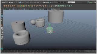 Maya Basics - Creating primitive objects