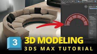 How to Model a Curved Sofa Using the Bend Modifier in 3ds Max