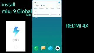 INSTALL/REVIEW ROM MIUI 9 GLOBAL beta REDMI 4X