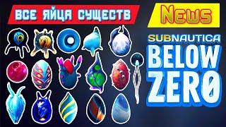 ГДЕ НАЙТИ ЯЙЦА ВСЕХ СУЩЕСТВ  Subnautica BELOW ZERO News #68