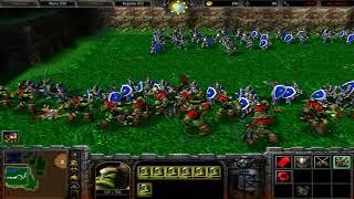 Warcraft 3 - 127 Footmen vs 70 Grunts