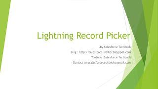 Lightning Record Picker