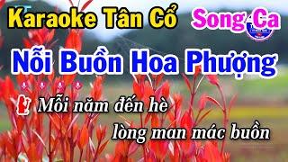 Karaoke Tân Cổ Nỗi Buồn Hoa Phượng Song Ca | Anh Tuấn Cò Vọng Cổ