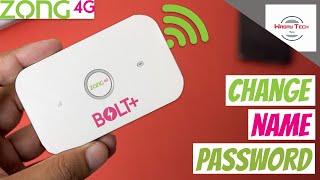 How to Change Name and Password of Zong 4G Device | How to Change Zong Device Password