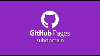 Subdomain Take Over With Github
