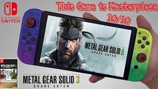 Metal Gear Solid 3: Snake Eater Nintendo Switch Oled Gameplay