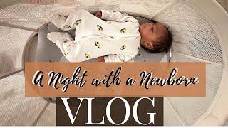 Realistic Night With a Newborn 2022 | Bottle Feeding, Bath Routine + More!