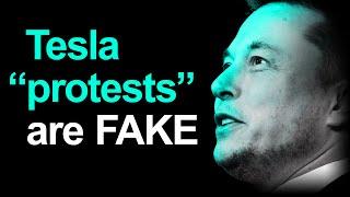 PROOF! Fake Tesla “Protests” Exposed: It’s A Giant SCAM!