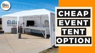 Cheap Event Tent Option! How to Reinforce Your Tent