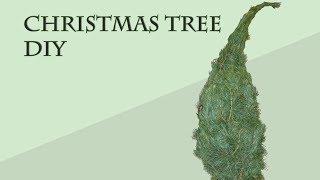 [DIY] How to create a Christmas tree from branches