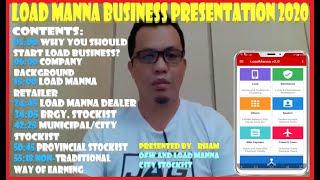 Paano Kikita ang Load Manna Stockist, Dealer at Retailer | Full Business Presentation 2020(Tagalog)