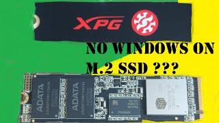 How to install Windows on M.2 NVME drive?