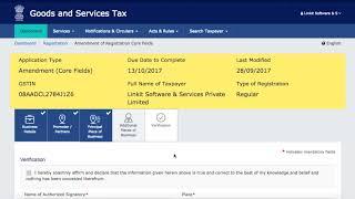 Live Demo: How To Opt For Composition Scheme From Normal GST Registration | How To Edit Core Fields