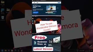 No watermark Filmora 14 / Wondershare filmora latest version 14 Free use No crack File