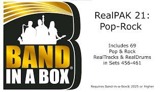 Band-in-a-Box® 2025 - RealPAK: Pop-Rock 21