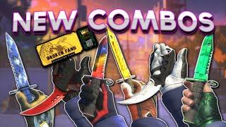 CS:GO - NEW Broken Fang knife & glove combos! + Giveaway!