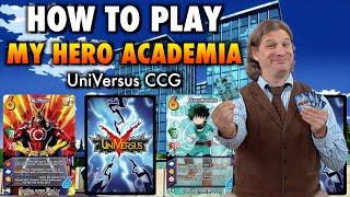 Learn How To Play My Hero Academia UniVersus CCG In 15 Minutes Or Less!