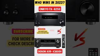 onkyo tx-rz50 vs denon x3800h #shorts