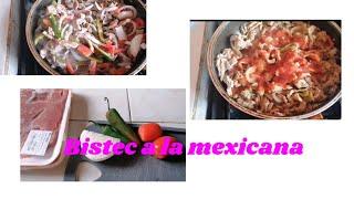 Aprendiendo a cocinar juntos p4/Bistec a la mexicana